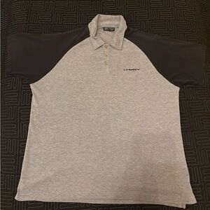 Oakley Men's Polo in Gray and Black